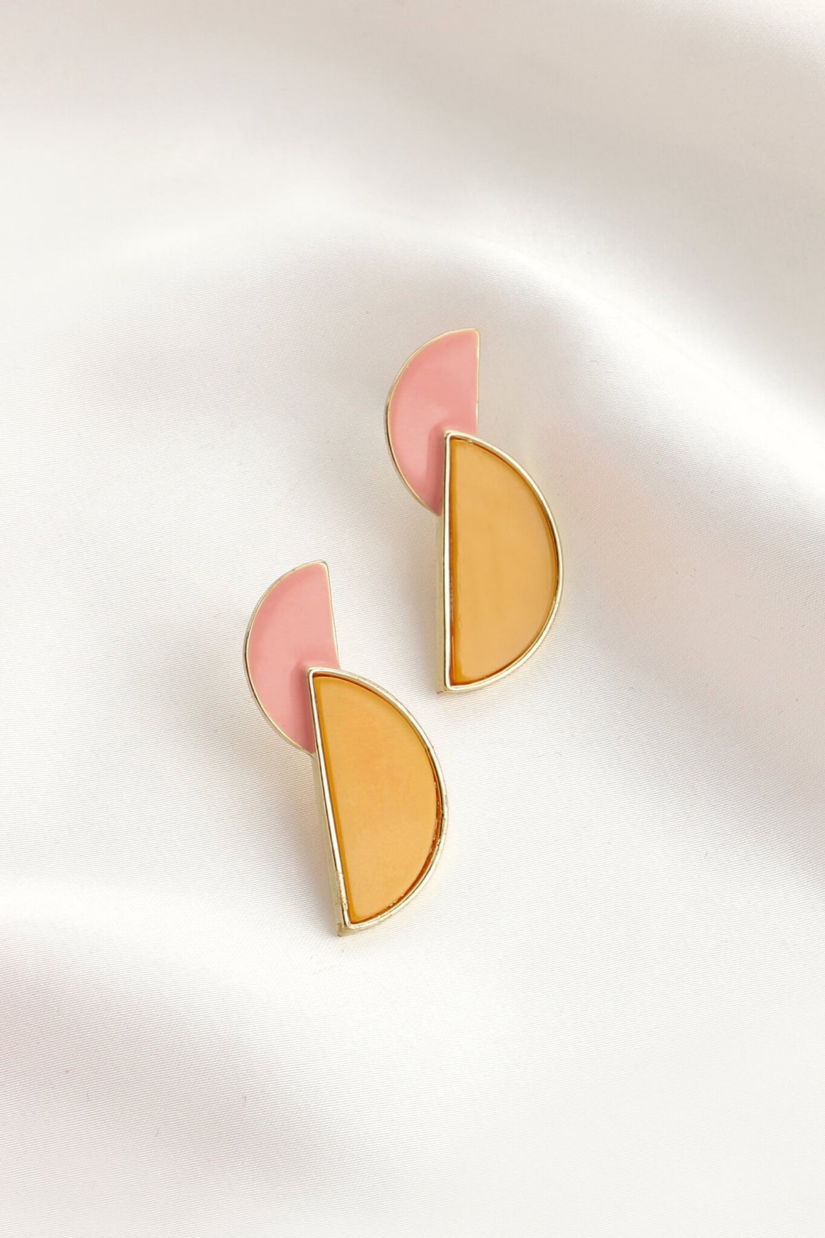 Keshia- Soiree Mustard Pink Ear Ring