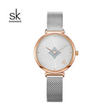 Shengke- K0143 Designer Women Quartz Watch Minimal Dial Waterproof Luxury Ladies Watches Online Classic