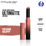 Maybelline New York Color Sensational Ultimatte Slim Lipstick - More Buff