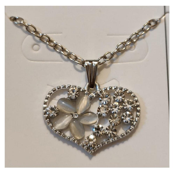 Ayzel- Heart Style Locket With Diamond Studded