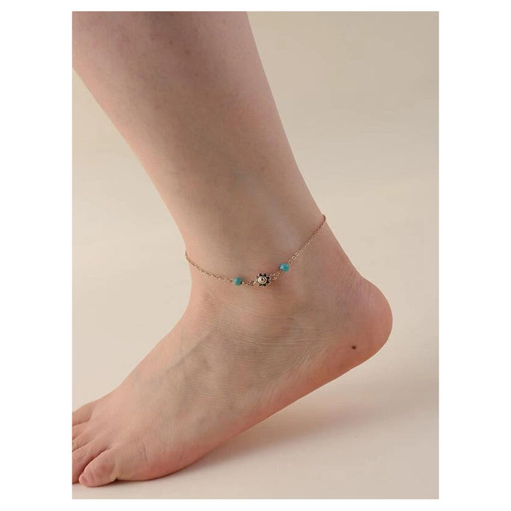 Shein- Flower Detail Anklet