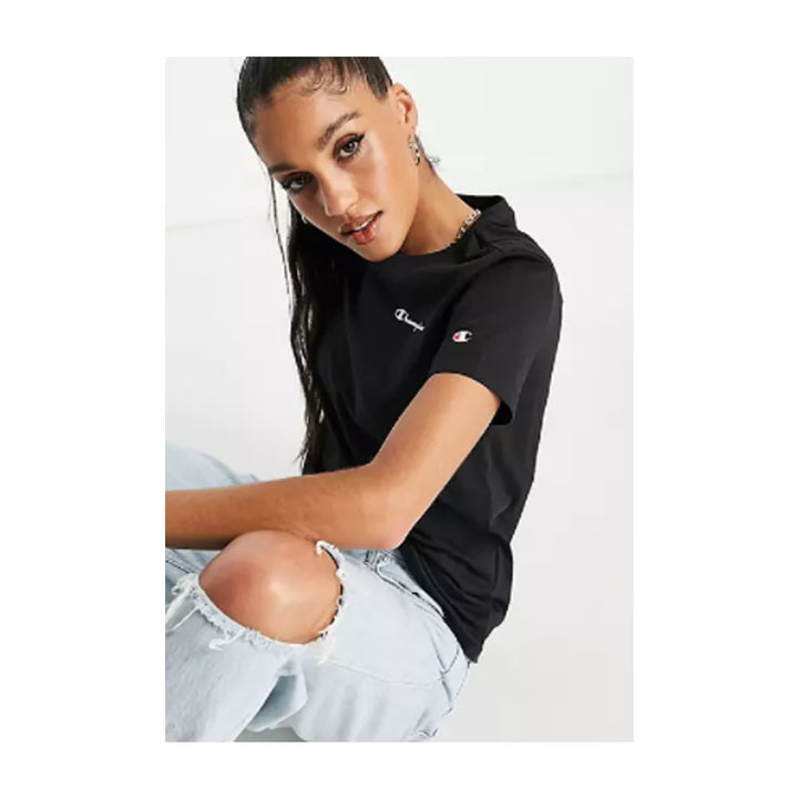 Asos- Champion Small Logo t-shirt in black