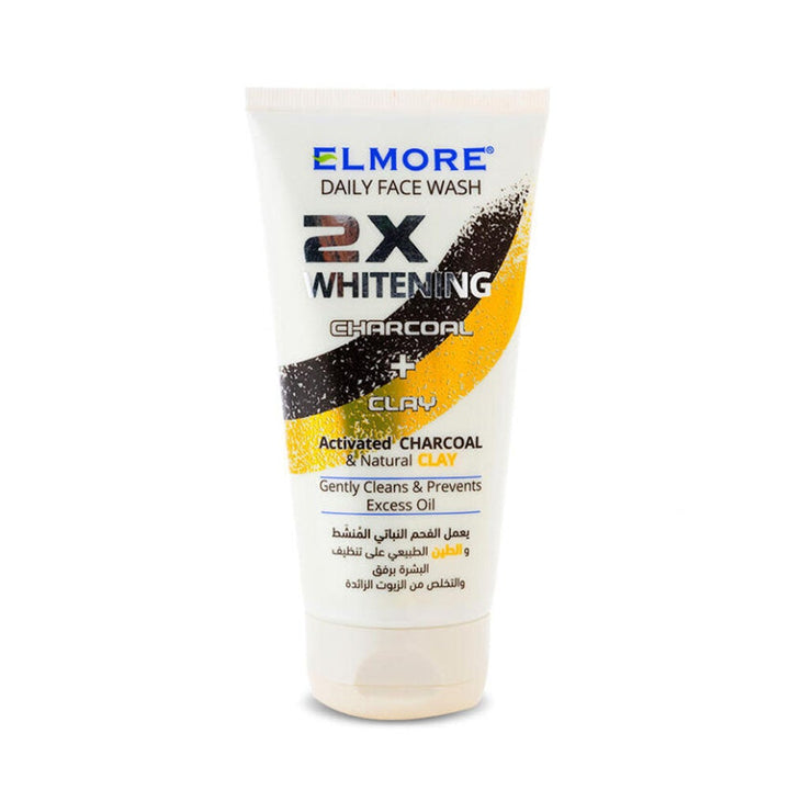 Elmore- Face Wash 2X Charcoal&Clay, 100ml