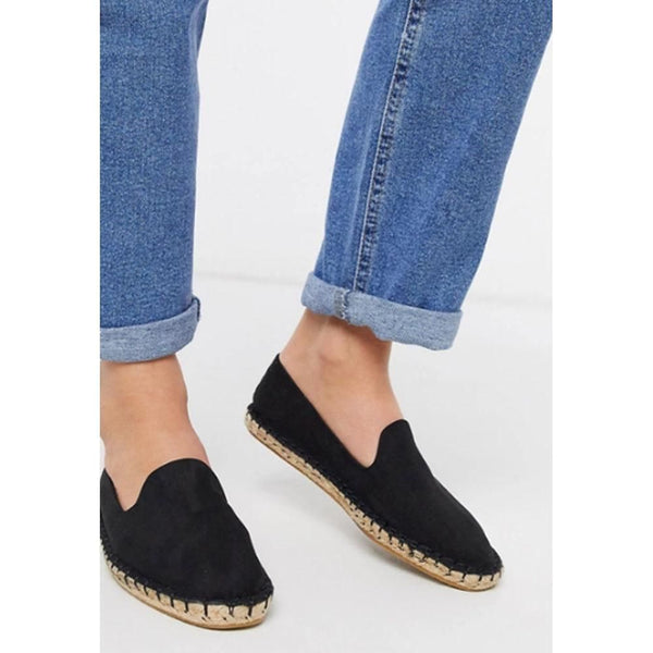 Asos Design- Asos Design Jual Espadrilles In Black