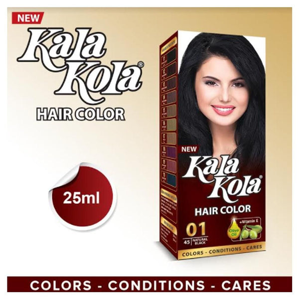 KALKOLA- NATURAL BLACK HAIR COLOR 45, 25 ML