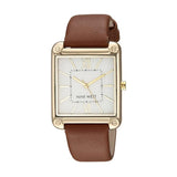 Nine West- Womens Strap Watch, NW/2116 (Brown/Gold)