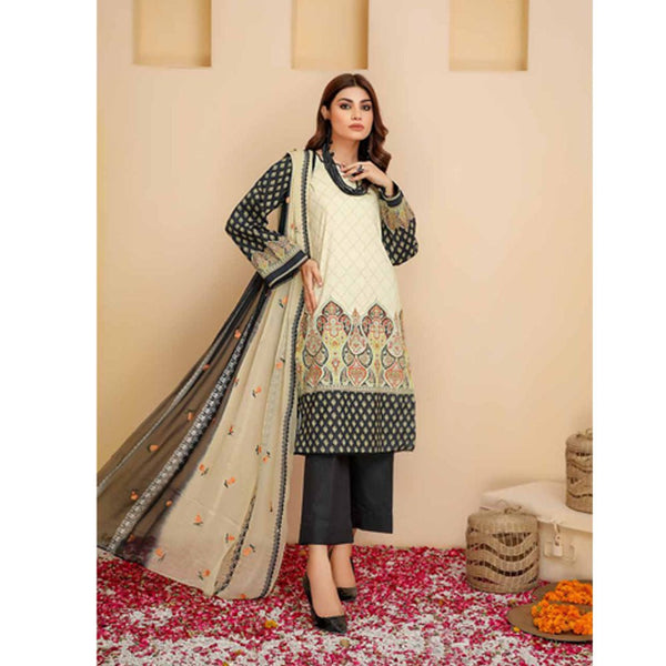 Royal 3 Pc Unstitched Lawn Collection By SS-07