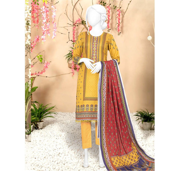 Haniya- Exclusive Digital Printed Lawn 22-D06