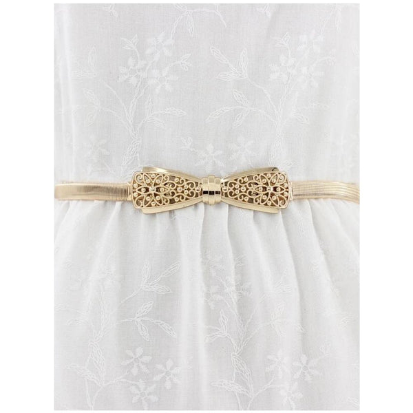 Shein- Bow Knot Decor Metal Belt