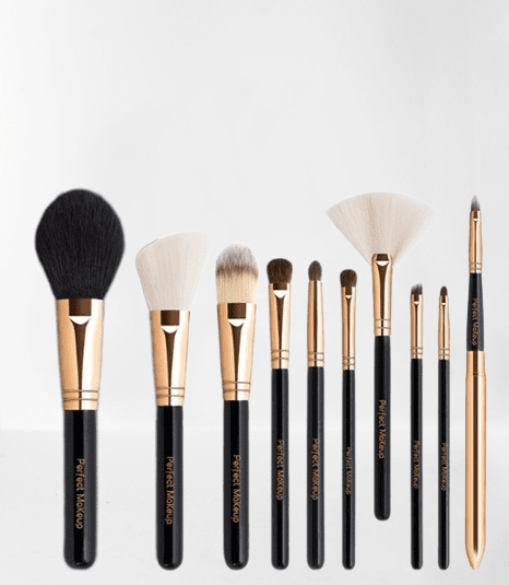 The Original Premium Quality 10 Pcs Make Up Brushes