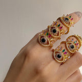 Jewels by Noor- Evil Eye Ring
