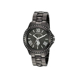 U.S. Polo Assn- Women's Quartz Watch with Alloy Strap- Black, 16 (Model: USC40436AZ)