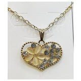 Ayzel- Heart Style Locket With Diamond Studded