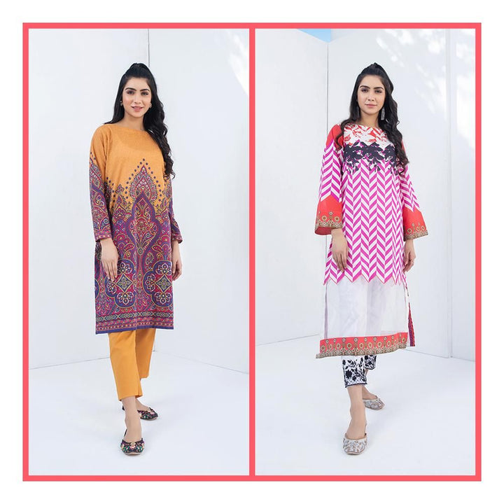 Keshia- Stitched Printed Kurti Bundle 20