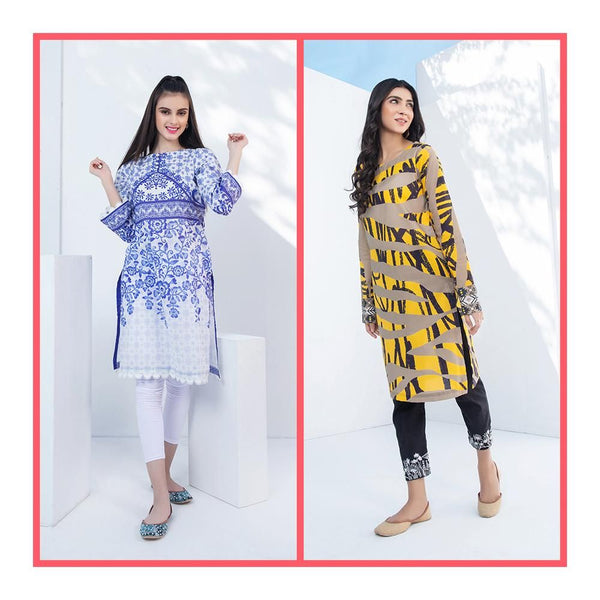 Keshia- Stitched Printed Kurti Bundle 10