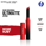 Maybelline New York Color Sensational Ultimatte Slim Lipstick - More Ruby