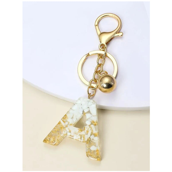 Shein- Letter Charm Keychain