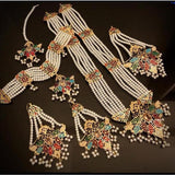 House Of Jewels- Bridal  Indian Nauratan  Set