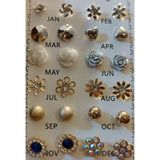 Ayzel- Pack Of 12 with Different Designs EarRings