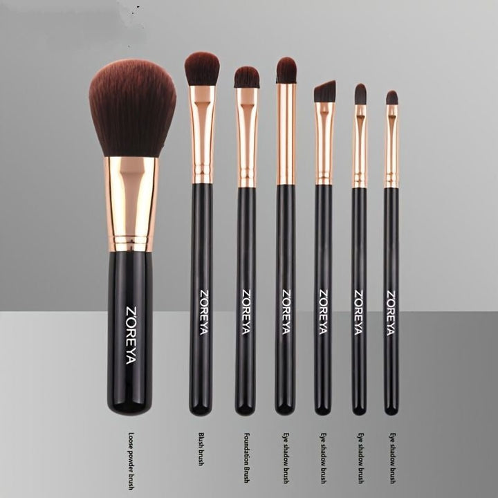 The original 7 Pcs Mini Travel Make up brush Set