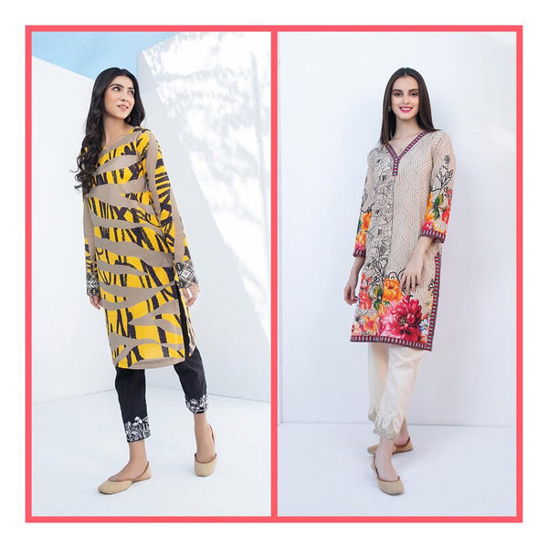 Keshia- Stitched Printed Kurti Bundle 02