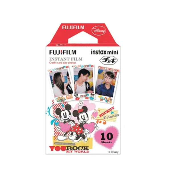 Fuji Film- Disney Mickey And Friends Instax Mini Film White