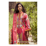 Gul Ahmed- 3PC Unstitched Embroidered Khaddar Suit with Digital Printed Khaddar Dupatta K-12024