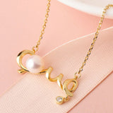 Shein- Fashion Jewellery 2021 New Style 2 Pearls Necklace For Women