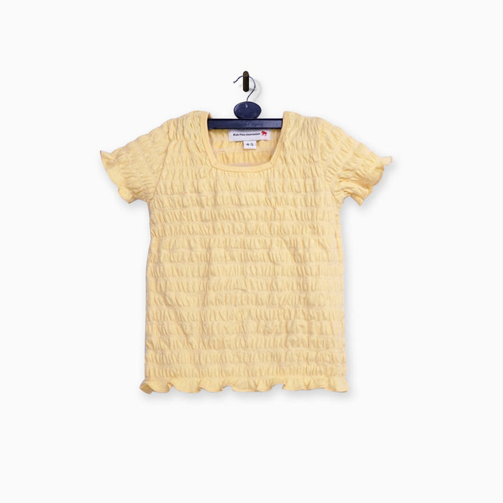 Kids Polo Association- Smoked Shirt Yellow