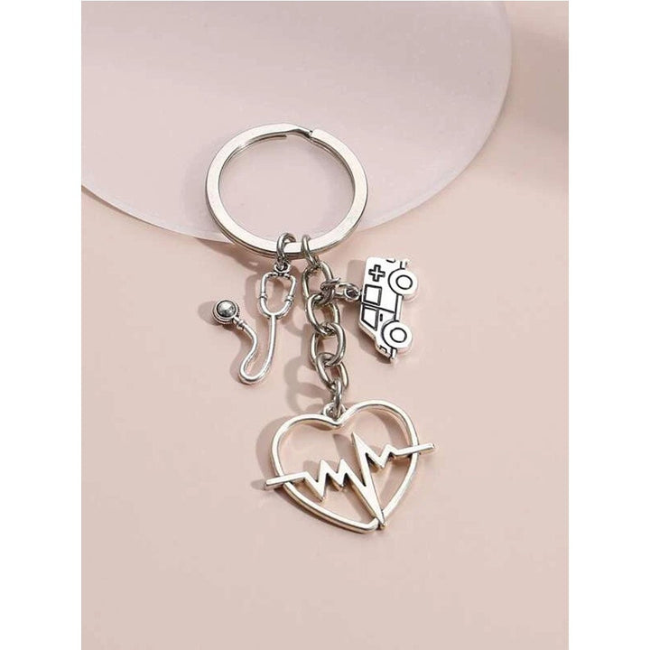 Shein- Ambulance Charm Keychain