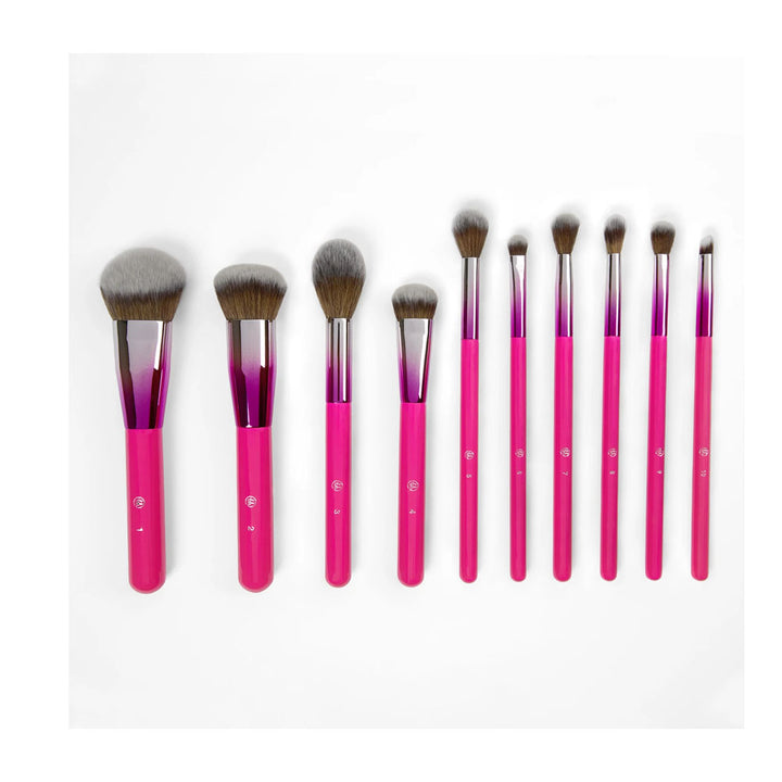 Bh Cosmetics- Midnight Festival Brush Set 10 Piece by Bagallery Deals priced at #price# | Bagallery Deals