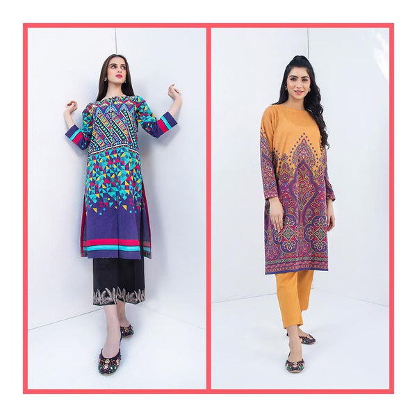 Keshia- Stitched Printed Kurti Bundle 07