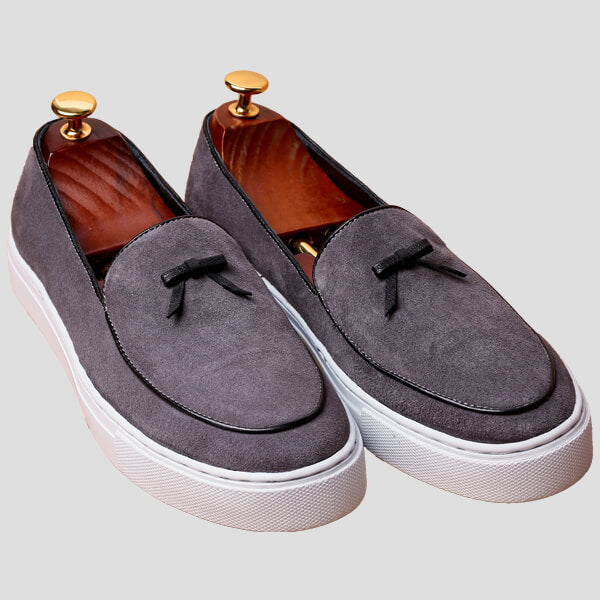 Monoboss- Belgian Marengo Suede Sneakers