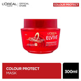 L'Oreal Paris- Elvive Colour Protect Mask 300 ml - For Colored Hair