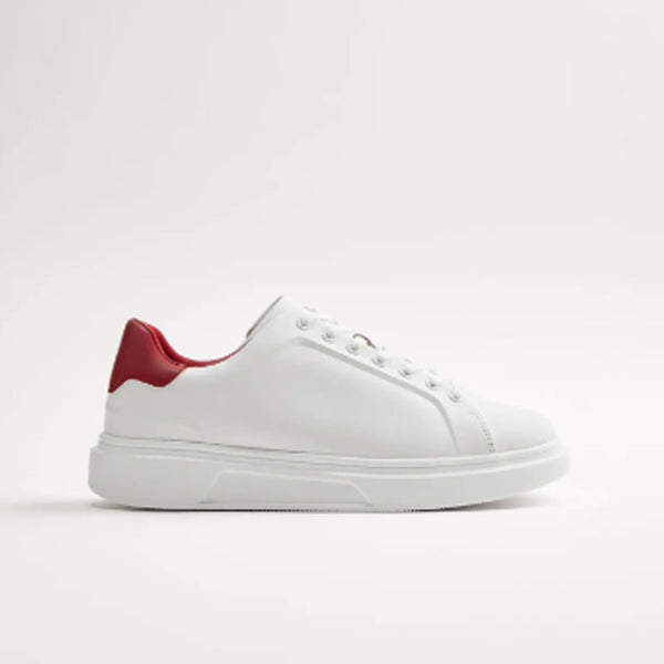 Zara- Contrast Sneakers With Textured Sole