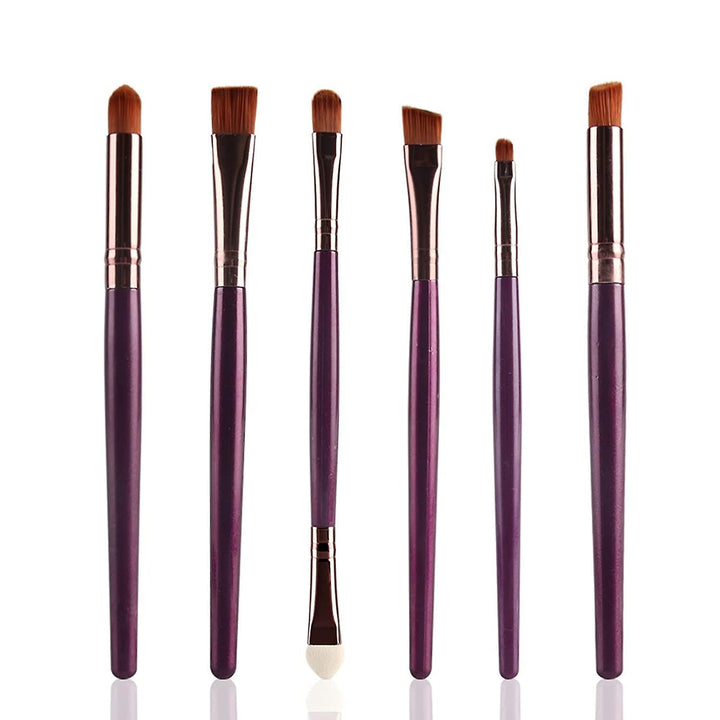 The original 6 Pc Eye Brush Set Purple