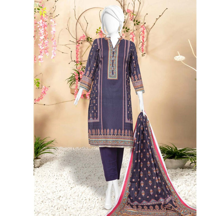 Haniya- Exclusive Digital Printed Lawn 22-D02