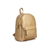 Silk Avenue- Golden Backpack With Front Pocket- LS00186C