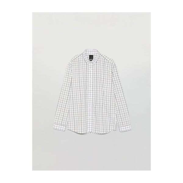 Lefties- Easy-Iron Check Shirt Off White