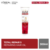 L'Oreal Paris-Elvive Total Repair 5 Repairing Hair Oil Replacement 300 ml - For Damaged Hair