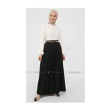 Modanisa- Refka Black - Unlined - Skirt - Casual