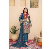 Royal 3 Pc Unstitched Lawn Collection By SS-10