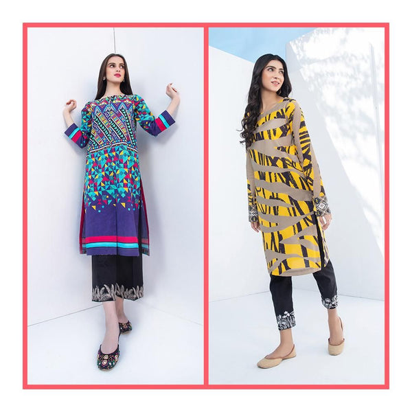 Keshia- Stitched Printed Kurti Bundle 06