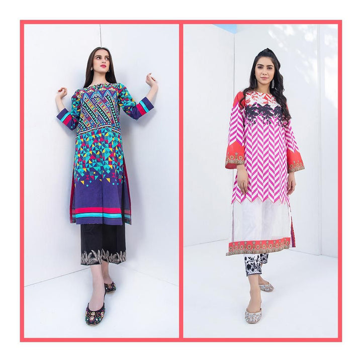 Keshia- Stitched Printed Kurti Bundle 08