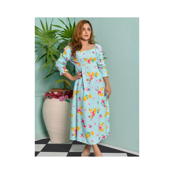 Mardaz- Printed Dress Spring Collection 2021