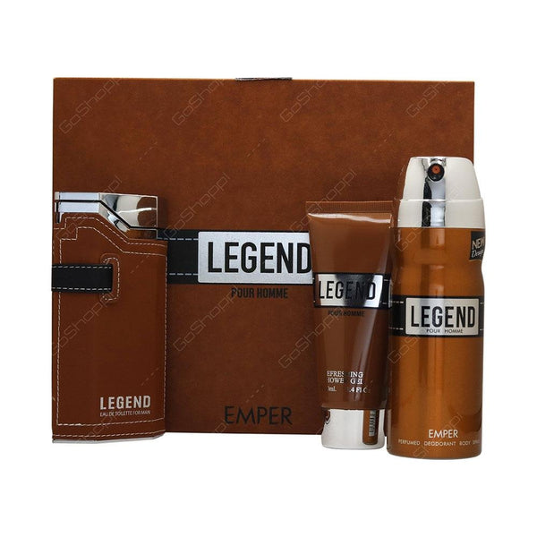 EMPER- LEGEND MEN GIFT SET (100+200+S/G)