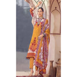 Gul Ahmed- 3PC Unstitched Printed Lawn Suit Aloe Vera Finish DN-22051