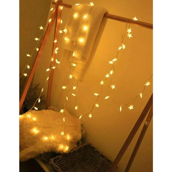 Shein- 20pcs Star Shaped String Light