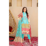 Royal 3 Pc Unstitched Lawn Collection By SS-02
