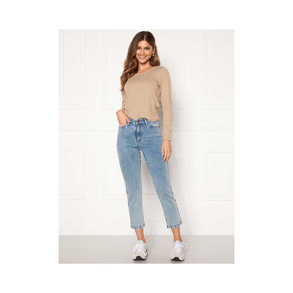 Mardaz- Happy Holly Straight Stretch Jeans Light Blue